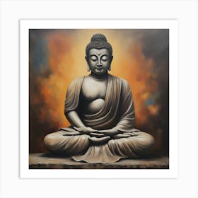 Buddha Painting Art Print