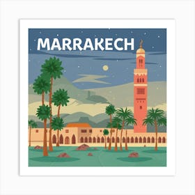 Marrakech Art Print