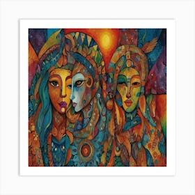 Goddesses Art Print