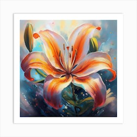 Lily Painting Art Print