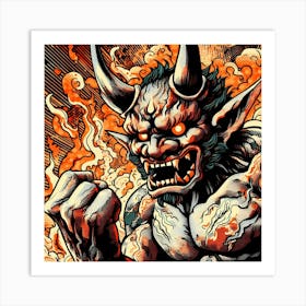 Oni S Wrath 16 Art Print