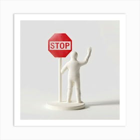 Stop Sign 1 Art Print