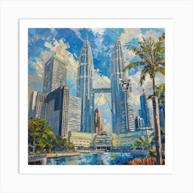 Petronas Towers 4 Art Print