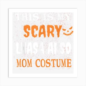 Scary Lhasa Apso Mom Costume Dog Lover Halloween Pets Spooky Art Print