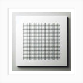 Grid square Art Print