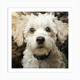 Portrait Of A Dog 3 Art Print