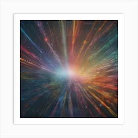 Abstract Space Background 18 Art Print