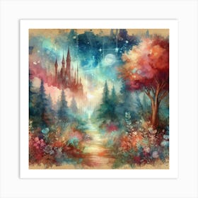 Fairytale Forest 3 Art Print