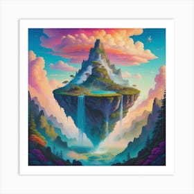 Skyward Eden 1 Art Print