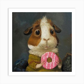 Donut Guinea squirrel  Art Print