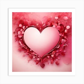 Valentine romantic Art Print