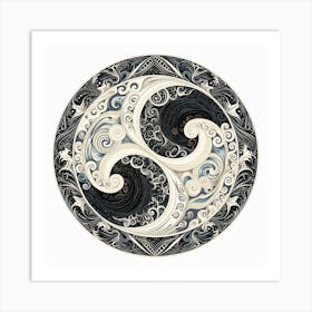 Yin Yang 58 Art Print