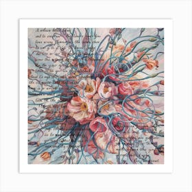 Bouquet Of Roses Art Print