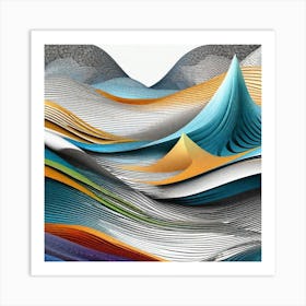 Abstract Painting 96 Art Print