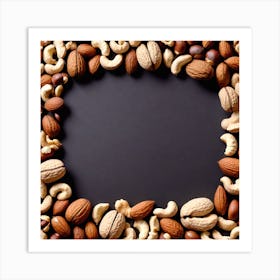 Frame Of Nuts 4 Art Print