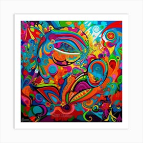 Abstract Painting 51 Art Print