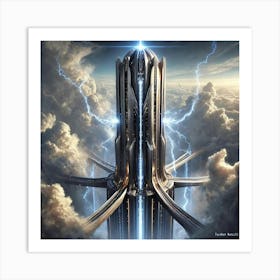 Skyward Spire Art Print