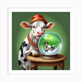 Magic Cow Art Print