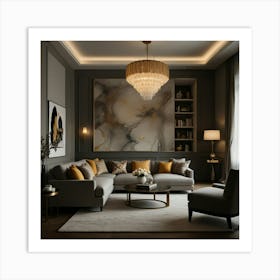 Modern Living Room 5 Art Print