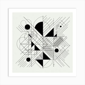 Abstract Geometric Pattern 3 Art Print