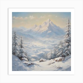 Winter Landscape Art Print