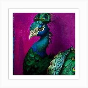 Peacock 2 Art Print