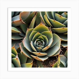 Default Hypnotic Agave Plant Art 2 Art Print