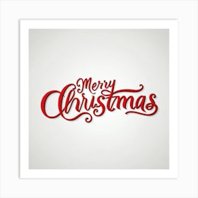 Merry Christmas 3 Art Print