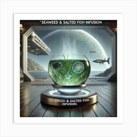 Seaweed Salted Fish Infusion Scifi Art Print