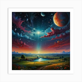 Starry Sky 2 Art Print