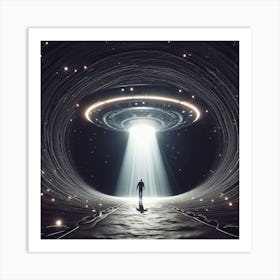 Alien Spaceship 4 Art Print