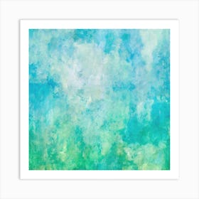 Asleep In The Grass Square Art Print