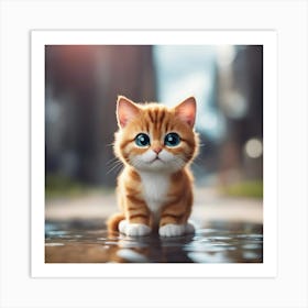 Cute Kitten 10 Art Print