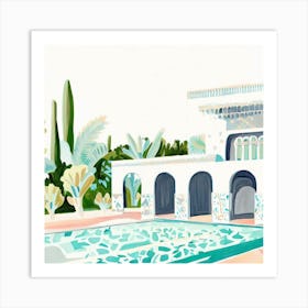 Beautiful pool Art Print