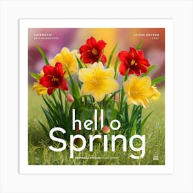 Hello Spring Art Print