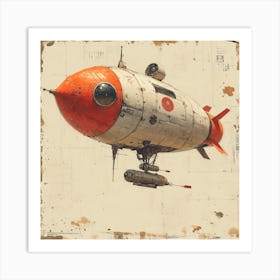 Spaceship Art Print