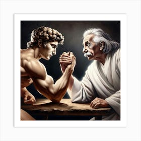 David v Albert Art Print