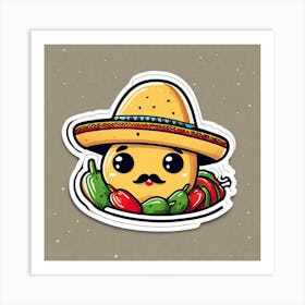 Mexican Sticker 6 Art Print