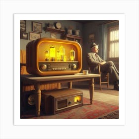 Old Radio 1 Art Print