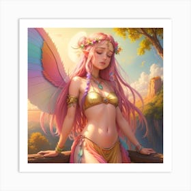 Fairy Hd Wallpaper 1 Art Print