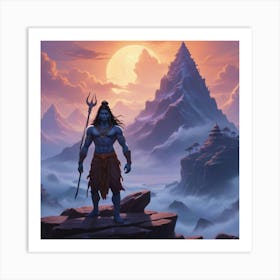 Lord Shiva Art Print