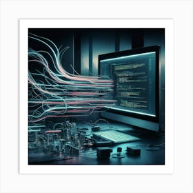 Computer Screen 1 Art Print