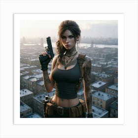 Lara Croft 1 Art Print