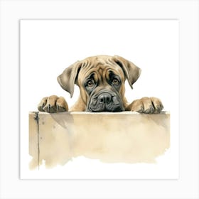 Boxer Dog 20 Art Print