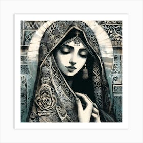 Exotic Beauty Artwork 91 Art Print