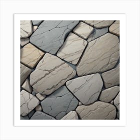 Stone Wall 10 Art Print