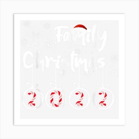 Merry Christmas 2022 Funny Family Christmas Pajama Matching Art Print