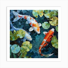 Koi Fish Art Print