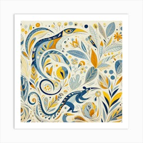 Lush Wildlife 02 Art Print