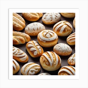 Breads And Pastries 4 Art Print
